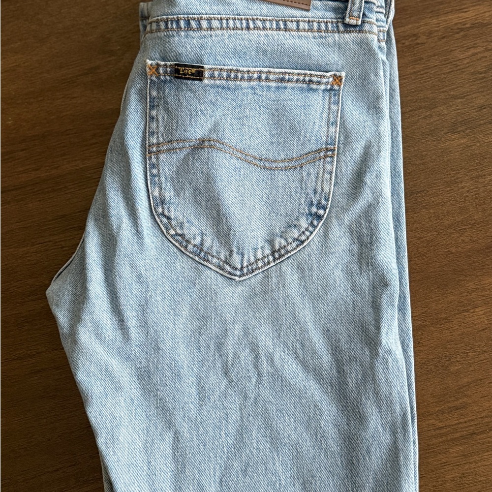Lee Blue Slim Straight Jeans Timeless Design - Picture 4 of 6